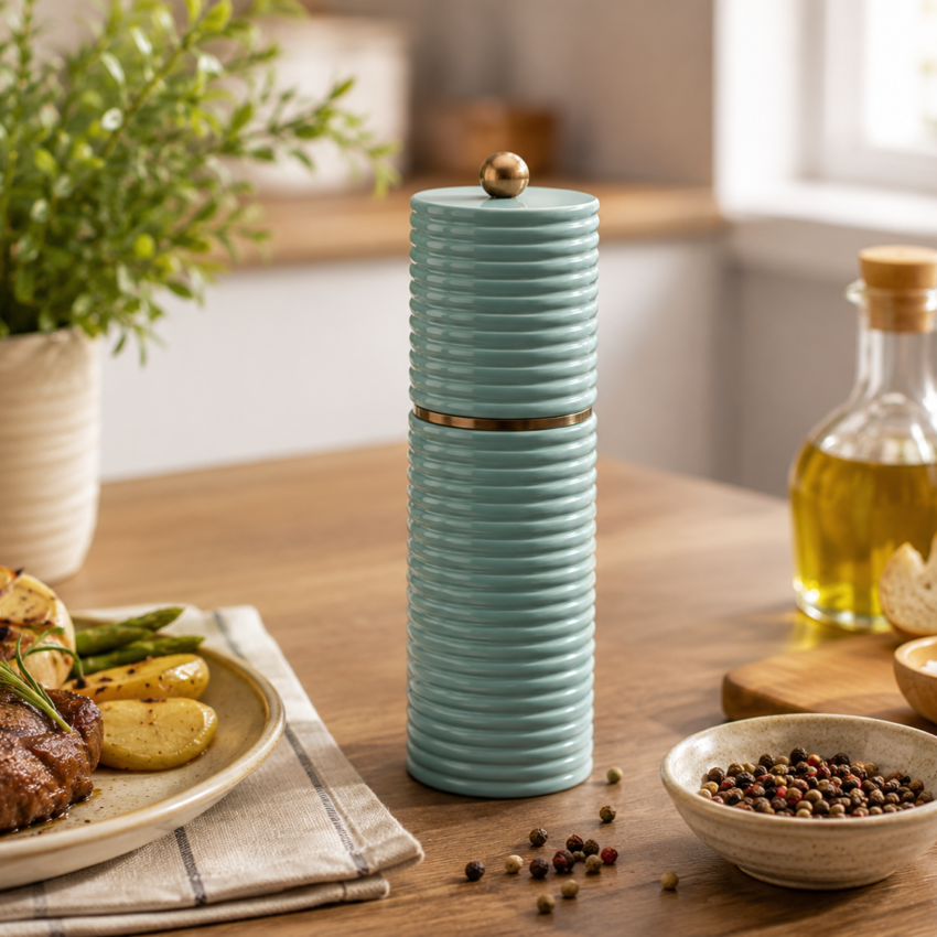 Blue Salt and Pepper Mill 18cm Kitchen Tool