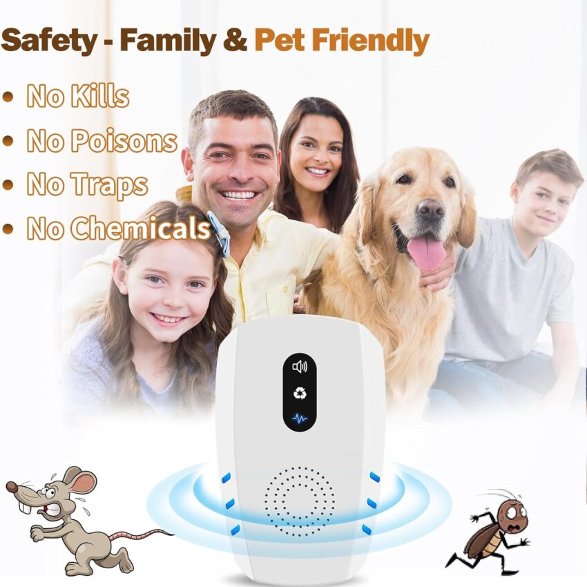 2026 Ultrasonic Indoor Pest Repeller 10 Pack