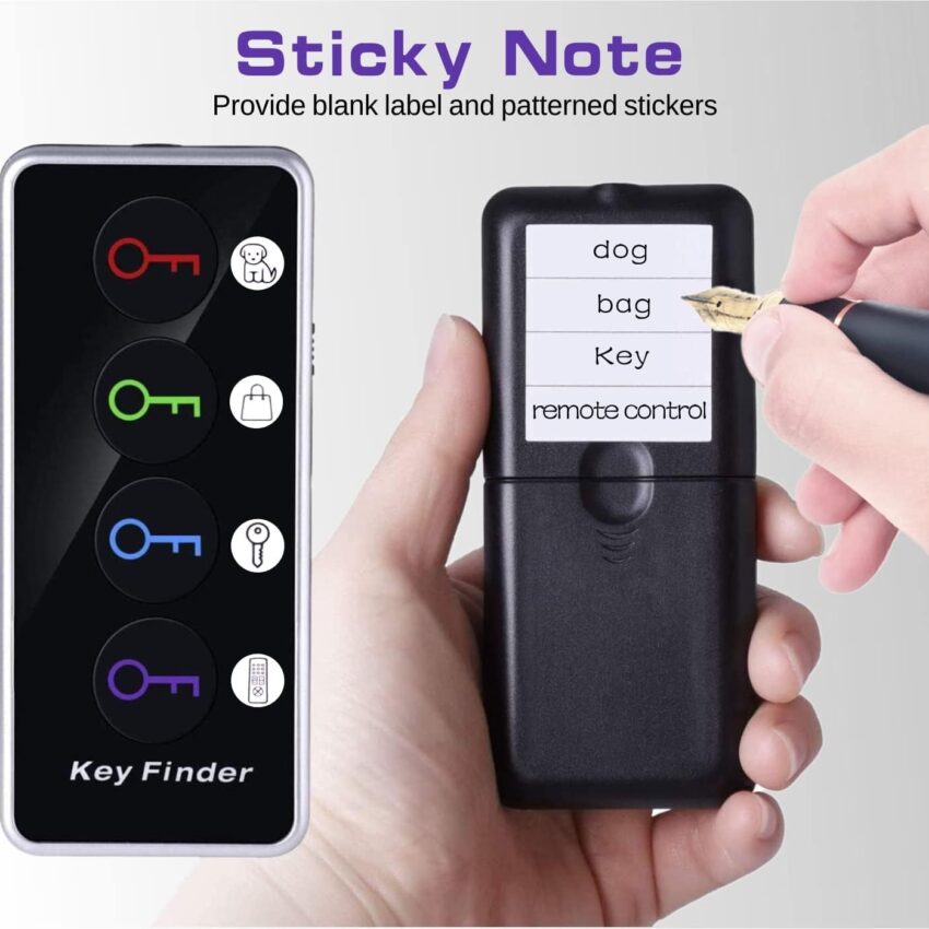 RF Key Finder Remote with Four Receivers